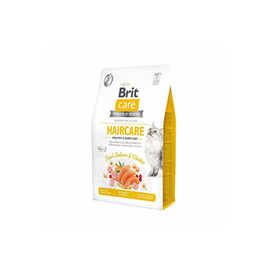Brit Care Hipoalerjenik Haircare Tavuk Ve Somonlu Tahılsız Kedi Maması 7 Kg