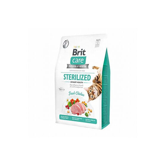 Brit Care Tahılsız Kısır Kedi Maması Tavuklu 2 Kg