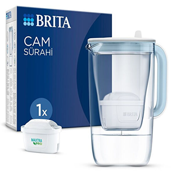 Brita Cam Filtreli 2.5 L Açık Mavi Su Arıtma Sürahisi Su Arıtma Cihazı Fiyatı