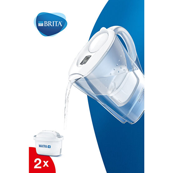 BRITA Marella Cool 2 Filtreli Su Arıtma Sürahisi - Beyaz Sürahi Fiyatı