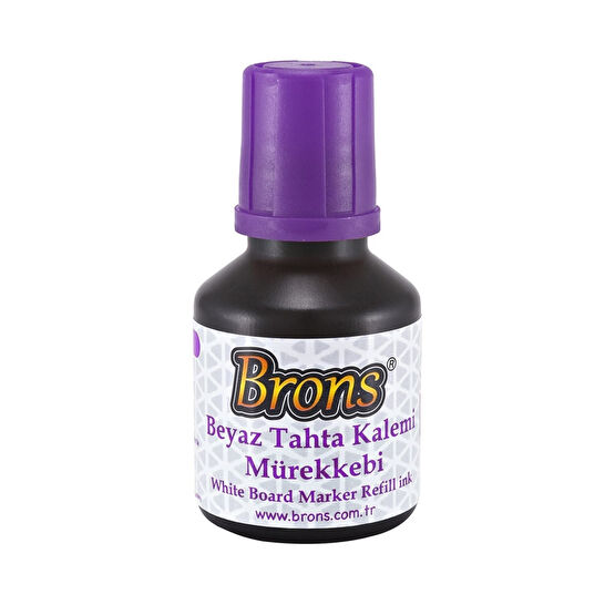 Brons Beyaz Tahta Kalem Mürekkebi 30 ml -mor Tebeşir Fiyatı