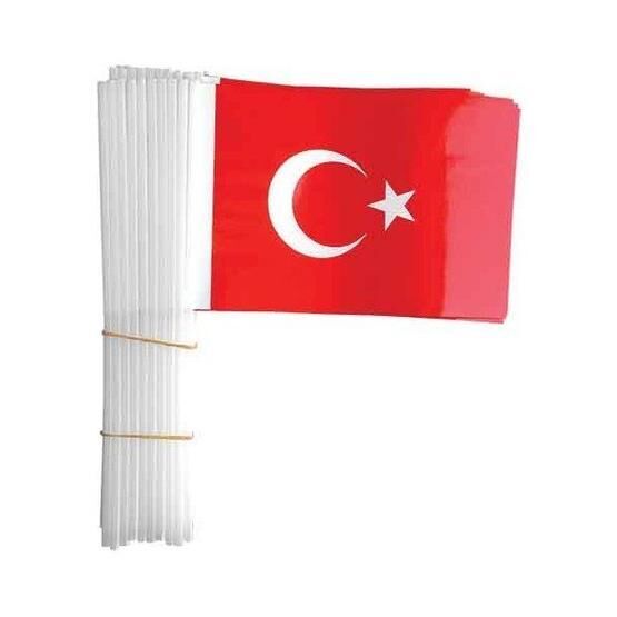 Buket BKT-301 100'lü Sopalı Kağıt Bayrak