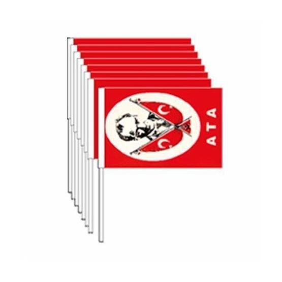 Buket BKT-301 100'lü Sopalı Kağıt Bayrak