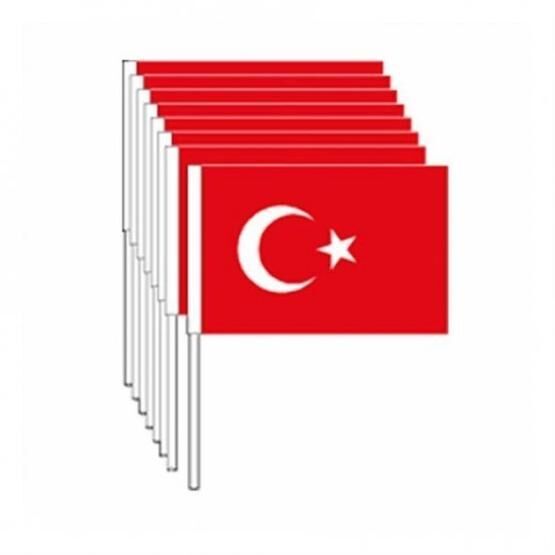 Buket BKT-301 100'lü Sopalı Kağıt Bayrak