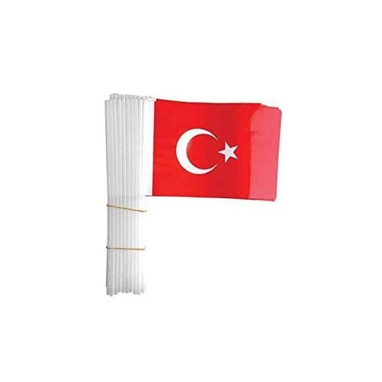 Buket BKT-302 50'li Sopalı Battal Boy Kağıt Bayrak