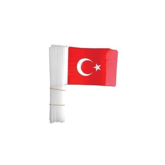 Buket BKT-302 50'li Sopalı Battal Boy Kağıt Bayrak
