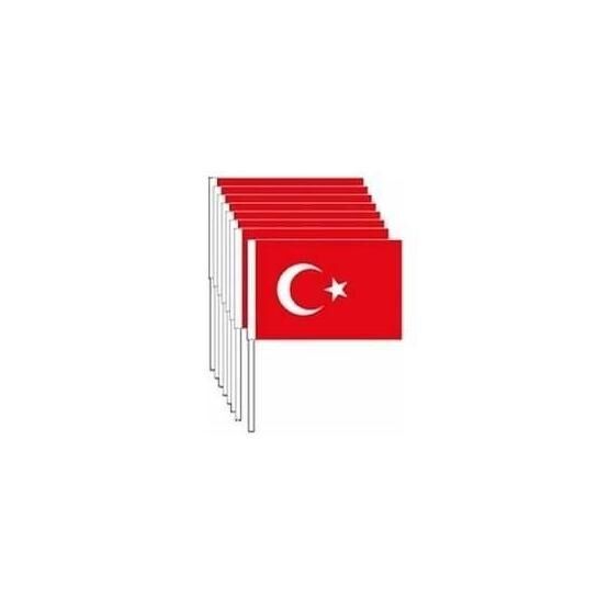 Buket BKT-302 50'li Sopalı Battal Boy Kağıt Bayrak
