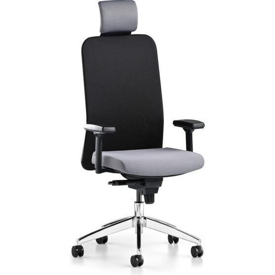 Bürotime Comfy Başlıklı Siyah Antrasit Çalışma Koltuğu