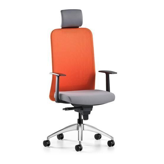 Bürotime Comfy Başlıklı Turuncu Antrasit Çalışma Koltuğu