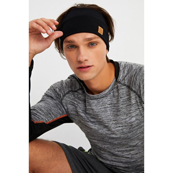 Butikgiz Siyah Erkek Pamuklu Kaşkorse, Kaymaz, Terletmez, Ultra Hafif, Spor Saç Bandı Bandana Buff Bandana (Outdoor) Fiyatı