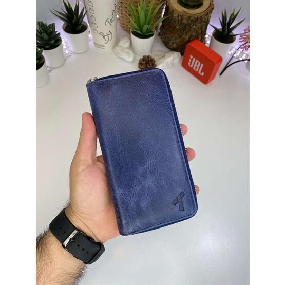 Bytemur Thomas Lacivert Telefon Bölmeli Cüzdan