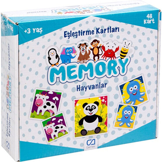 Ca Games Memory Hayvanlar Eşleştirme Kartları CA.5041 Eğitici Oyuncak Fiyatı