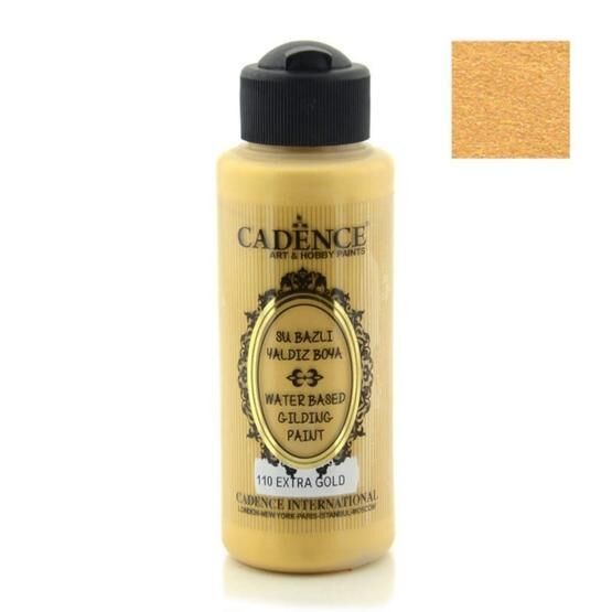 Cadence 110 Extra Altın 120 ml Su Bazlı Yaldız Boya