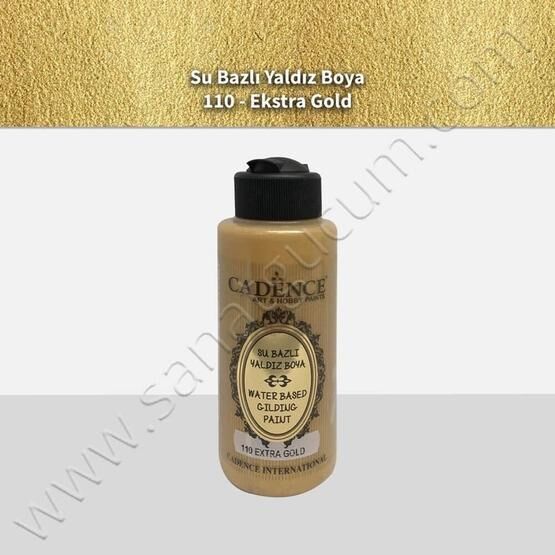 Cadence 110 Extra Altın 120 ml Su Bazlı Yaldız Boya