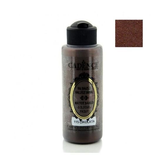 Cadence 120 ml Çikolata 115 Su Bazlı Yaldız Boya