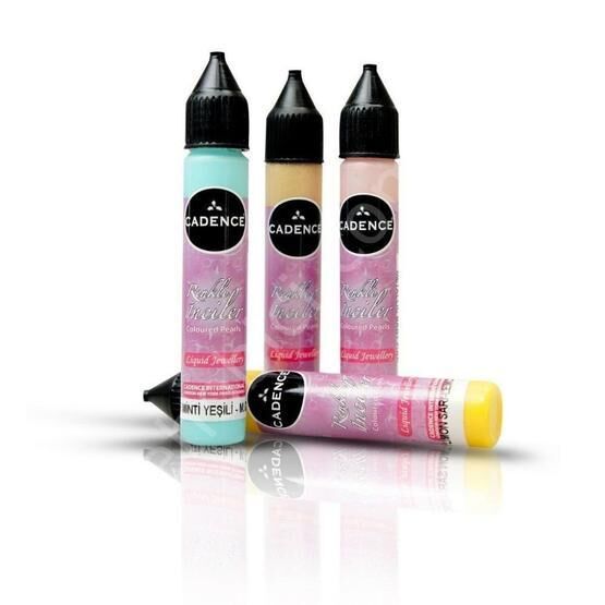 Cadence 25 ml 568 Beyaz Renkli İnciler
