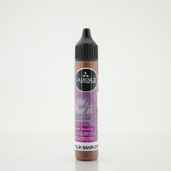 Cadence 25 ml 585 Metalik Bakır Renkli İnciler