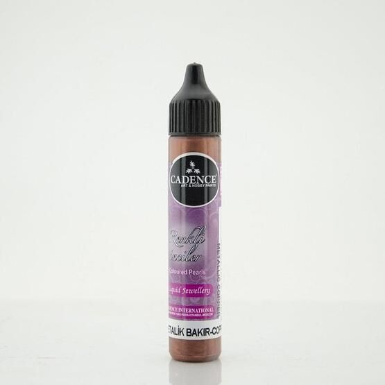 Cadence 25 ml 585 Metalik Bakır Renkli İnciler