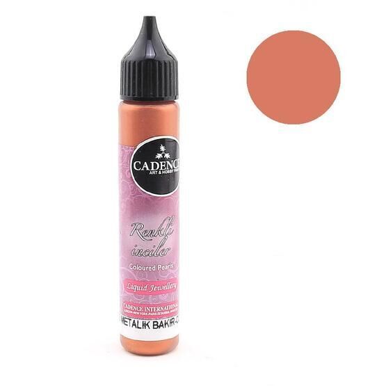 Cadence 25 ml 585 Metalik Bakır Renkli İnciler
