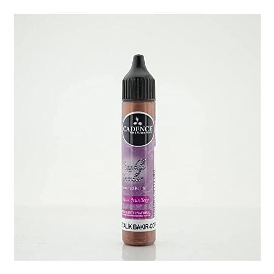 Cadence 25 ml 585 Metalik Bakır Renkli İnciler