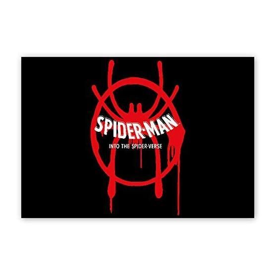 Cakatablo Spiderman Into The Spider Verse Logo 25x35 cm Ahşap Tablo