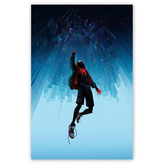 Cakatablo Spiderman Into The Spider Verse Logo 25x35 cm Ahşap Tablo