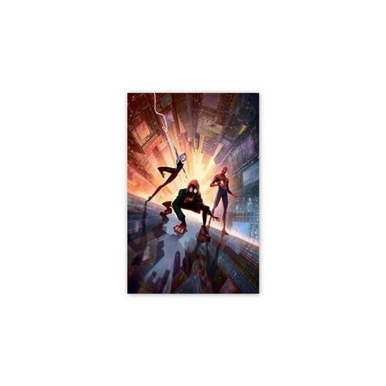 Cakatablo Spiderman Into The Spider Verse Logo 25x35 cm Ahşap Tablo