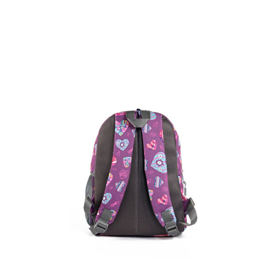 Cambridge Polo Club Sırt Çantası Plcan2079.354 Mor Kalp 250x350 Beden Okul Çantası Fiyatı