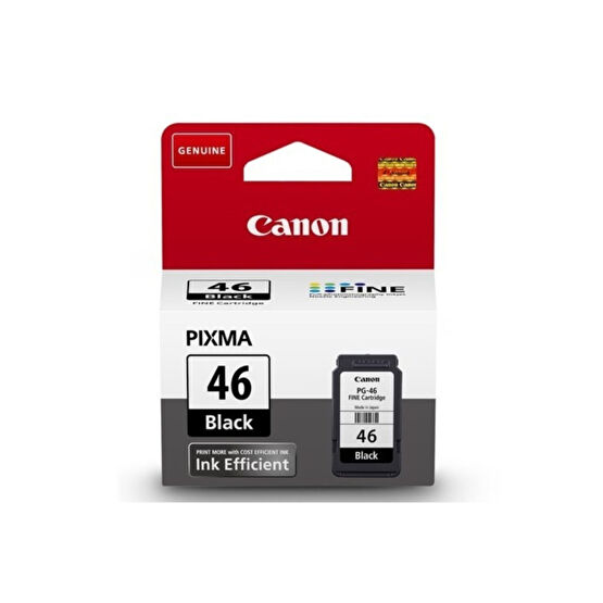 Canon PG-46 Orijinal Siyah Mürekkep Kartuşu Kartuşlar Fiyatı