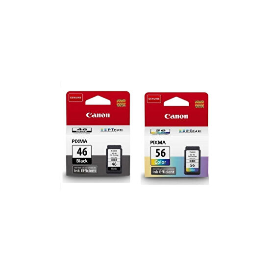 Canon Pg-46 Ve Cl-56 Pixma E404 Kartuş Seti Kartuşlar Fiyatı