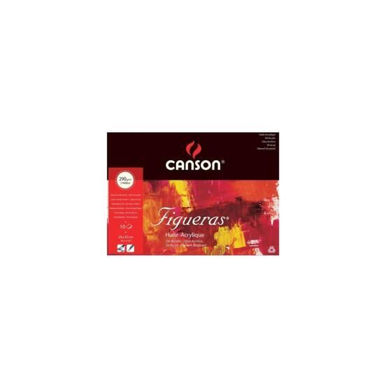 Canson Blok 10 Sayfa 24x33 290 gr Fıgueras Yağlı Boya Kağıdı