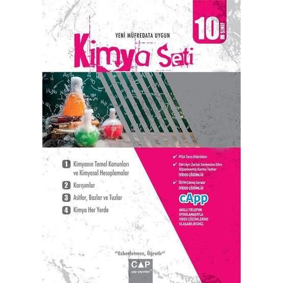 Çap Yayınları 10. Sınıf Anadolu Lisesi Kimya Seti