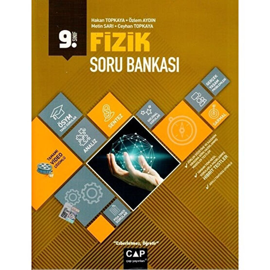 Çap Yayınları 9. Sınıf Anadolu Lisesi Fizik Soru Bankası - Hakan Topkaya Fizik Fiyatı