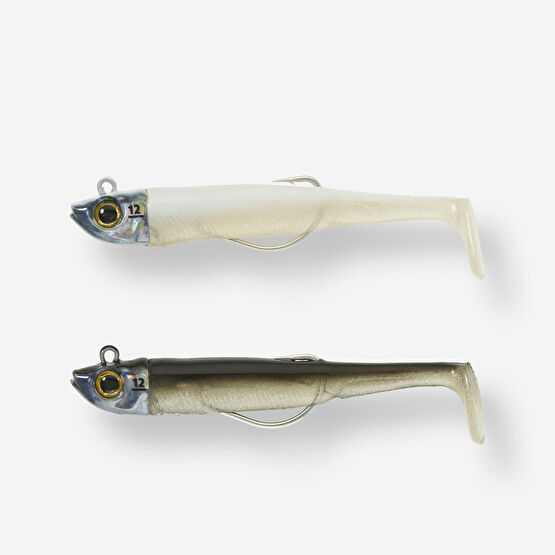 Caperlan Silikon Sahte Balık - Balıkçılık - 2 Adet 12 G 90 Mm - Siyah/Beyaz - Ancho 90 Suni Balık Yemi / Rapala Fiyatı