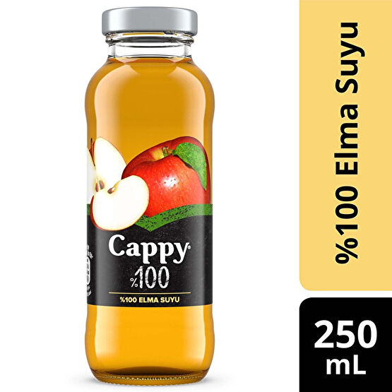 Cappy %100 Elma 250 ml Cam Limonata ve Meyve suyu Fiyatı