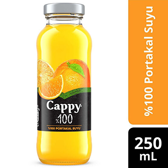 Cappy %100 Portakal 250 ml Cam Limonata ve Meyve suyu Fiyatı