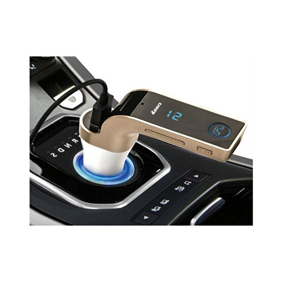 Carg7 Bluetooth Araç Fm Transmitter USB Girişli Oto Transmitterleri Fiyatı