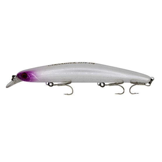 Carnassier Carnassier Sert Sahte Balık - Balıkçılık - 21 Gr 125 Mm - Mor Kafa/Beyaz Suni Balık Yemi / Rapala Fiyatı