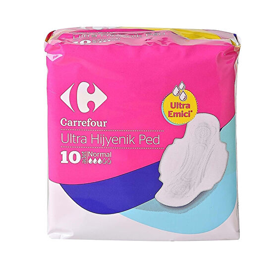 Carrefour Ultra Hijyenik Ped Normal 10'lu Hijyenik Pedler ve Tamponlar Fiyatı