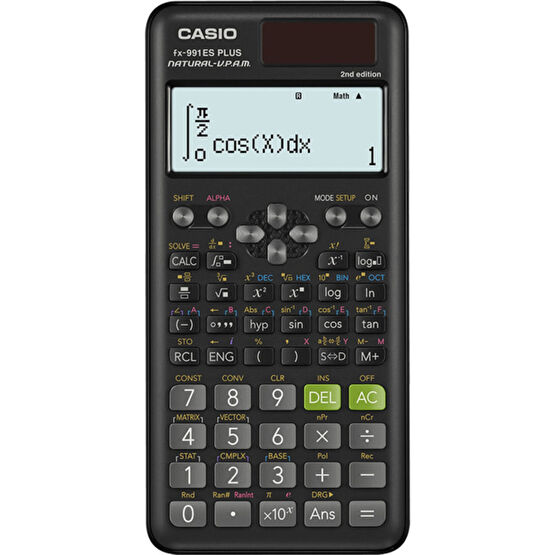 Casio Fx-991es Plus 2. Versiyon Bilimsel Fonksiyonlu Hesap Makinesi