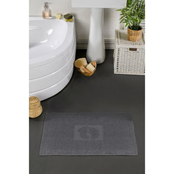 Casnack 1 Adet 260 Gr. Ayak Havlusu - Antrasit - 50 x 70 cm Ayak Havlusu Fiyatı