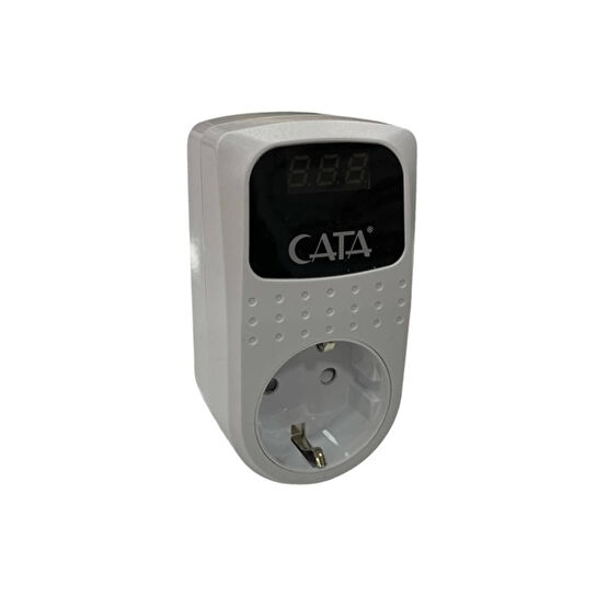 Cata Priz Regülatör (ALÇAK-YÜKSEK GERİLİM ÖNLEYİCİ) Ct-9187 Yıldırım Korumalı Prizler Fiyatı