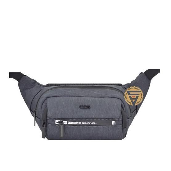 Ççs Gri Su Geçirmez Kullanışlı Bodybag Kapaklı Bel Çantası