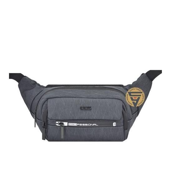 Ççs Gri Su Geçirmez Kullanışlı Bodybag Kapaklı Bel Çantası