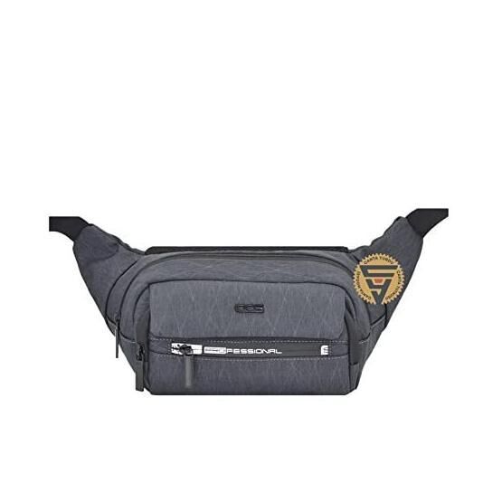 Ççs Gri Su Geçirmez Kullanışlı Bodybag Kapaklı Bel Çantası