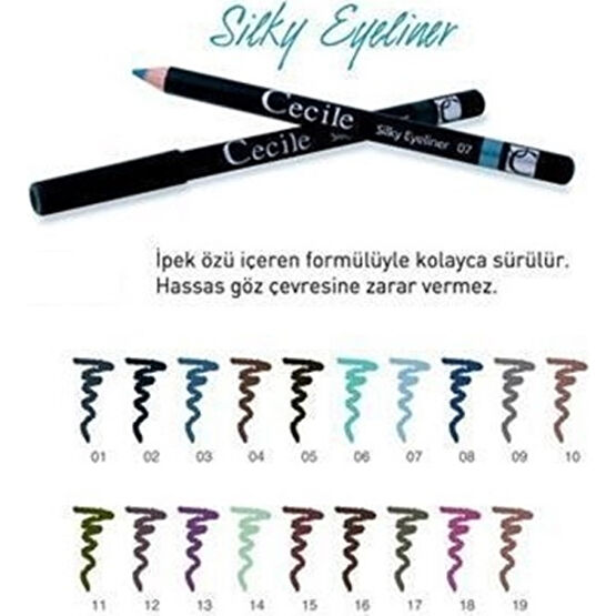 Cecile Silky Eyeliner Göz Kalemi 07 Eyeliner Fiyatı