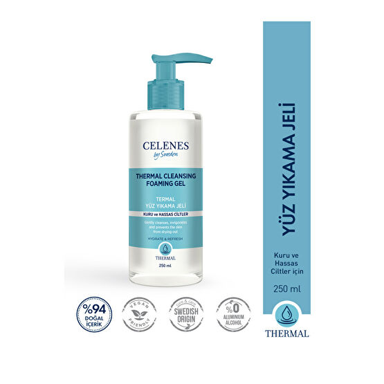 Celenes Celenes Thermal Temızleme Jelı 250ml Kuru/hassas Cilt Temizleme ve Peeling Fiyatı