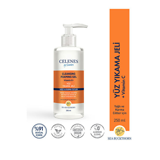 Celenes Sea Buckthorn Temızleme Jelı 250ml Yaglı/karma Cilt Temizleme ve Peeling Fiyatı