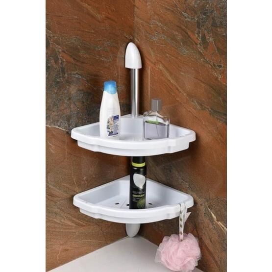 Çelik Ayna CLK135 2'li Lüx Banyo Köşelik
