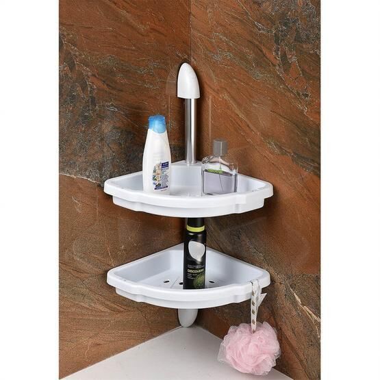 Çelik Ayna CLK135 2'li Lüx Banyo Köşelik